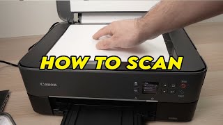 How to Scan With a Canon Pixma TS6420a & TS5320a Printer