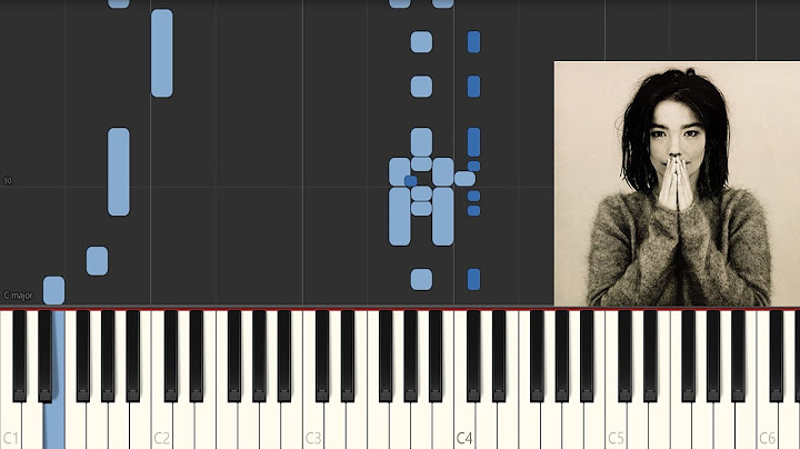 Human Behaviour Piano version - Piano performance video thumbnail