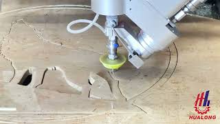 CNC Sawjet 5 Axis Water Jet for Marble Granite Steel Saw Water Jet Combo Italian Cutting Machine