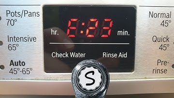 Bosch, Neff or Siemens Dishwasher not emptying fault E25 Error