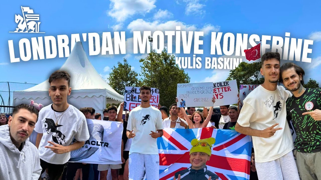 Londra'dan Motive konseri için İstanbul'a geldim! (Kulis Baskını) 