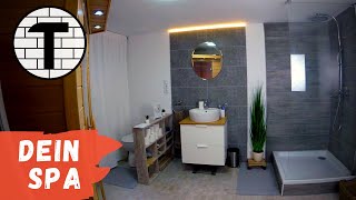 Dusche  im Keller selbst bauen, gestresst? Bau dir dein Spa