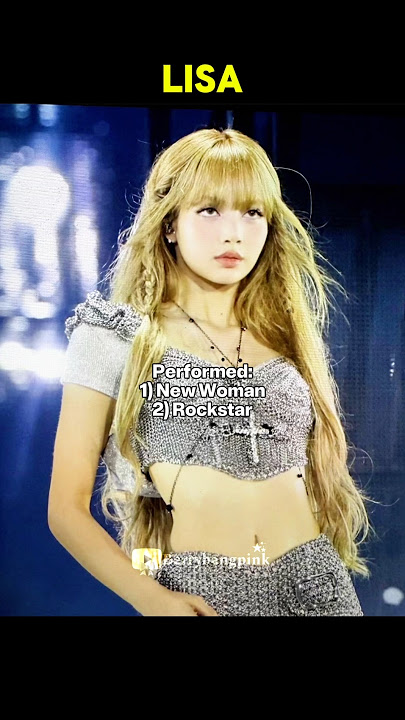 Blackpink solo performance outfits✨️🩷 Tracklist from their Goyang concert #deadline #solos