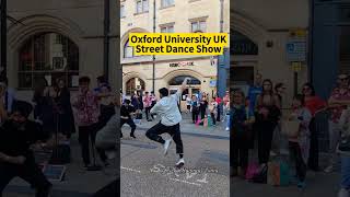 Dance Show at the Street of the University of Oxford UK