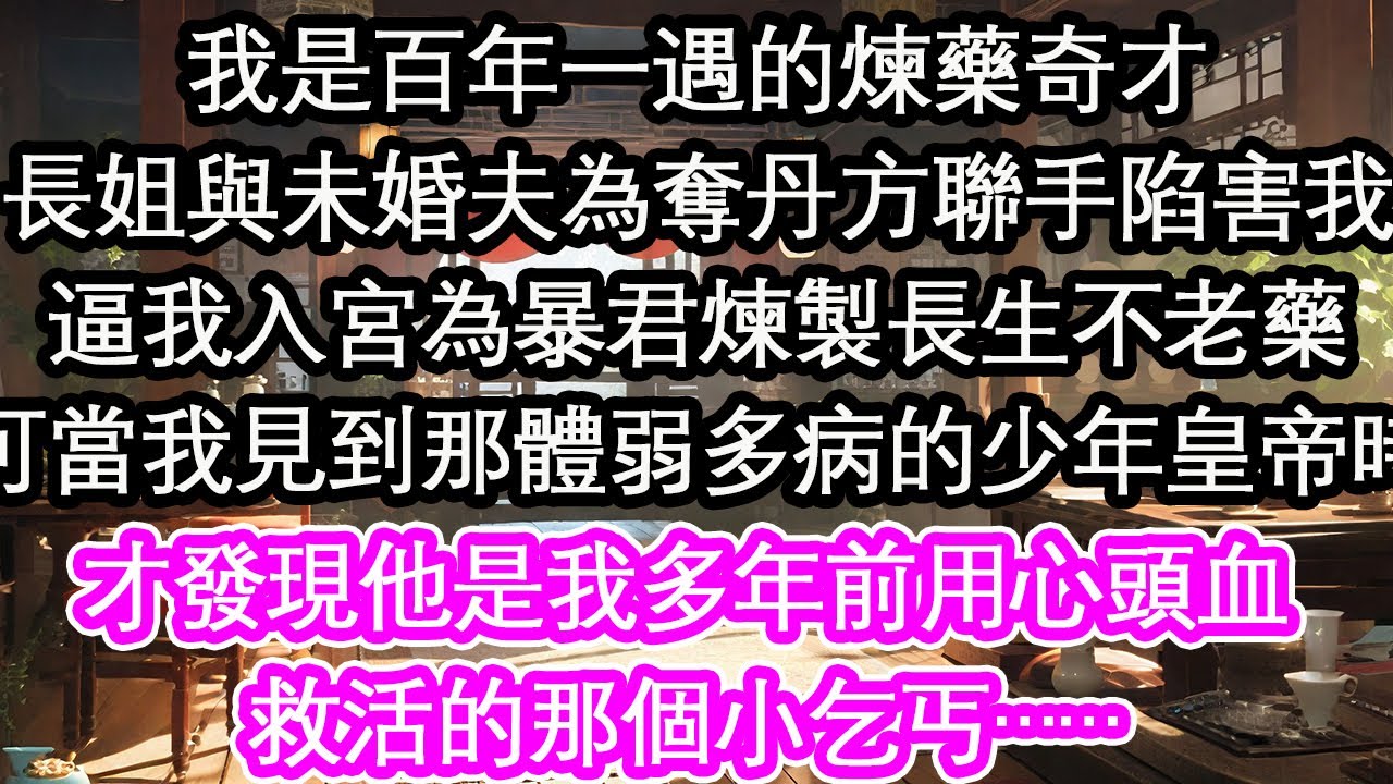 我是百年一遇的煉藥奇才長姐與我未婚夫為奪丹方聯手陷害我逼我入宮為暴君煉製長生不老藥可當我見到那體弱多病的少年皇帝時才發現他是我多年前用心頭血救活的那個小乞丐……【花開】【愛情】【生活】