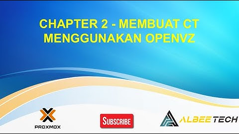 Chapter 2 - Konfigurasi Proxmox || Membuat Container Linux Centos 7 di OPENVZ