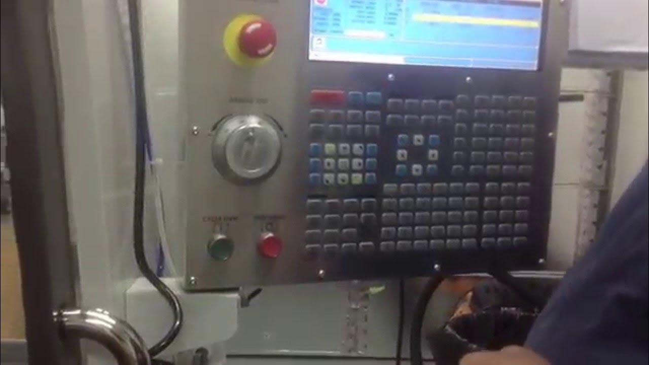 How to set a work offset on a Haas milling machine YouTube