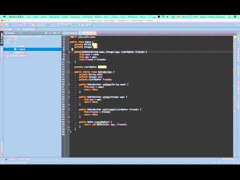 Create Builder from Pojo using IntelliJ IDEA