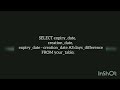 Oracle SQL: Calculate Date Difference Between Expiry and Creation Date | SQL Developer Tutorial