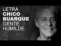 Chico Buarque Gente Humilde LETRA I LYRIC