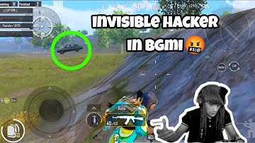Invisible Hacker in Bgmi🤬 || Pubg Mobile Hacker || Bgmi Hacker gameplay #hacker
