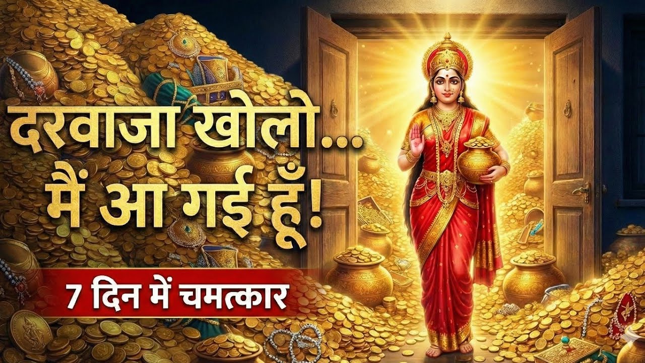 दरवाजा खोलो मै आ गई हु 7 दिन में चमत्कार होगा माता लक्ष्मी संदेश @MATALAXMISANDESH 