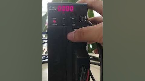 Hướng dẫn cài servo Delta B3 chạy torque