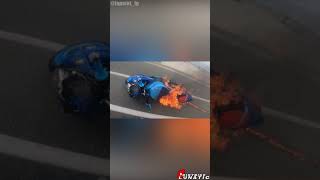 Motorcycle Bursts Up Into Flames #Shorts