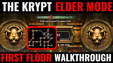 MK Mobile. The KRYPT Gateway Elder Mode. First Floor Walkthrough