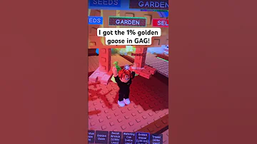 THE GOLDEN GOOSE Gj13 Gag Growagarden Shorts Fyp Roblox 600subscribers Subscribe 