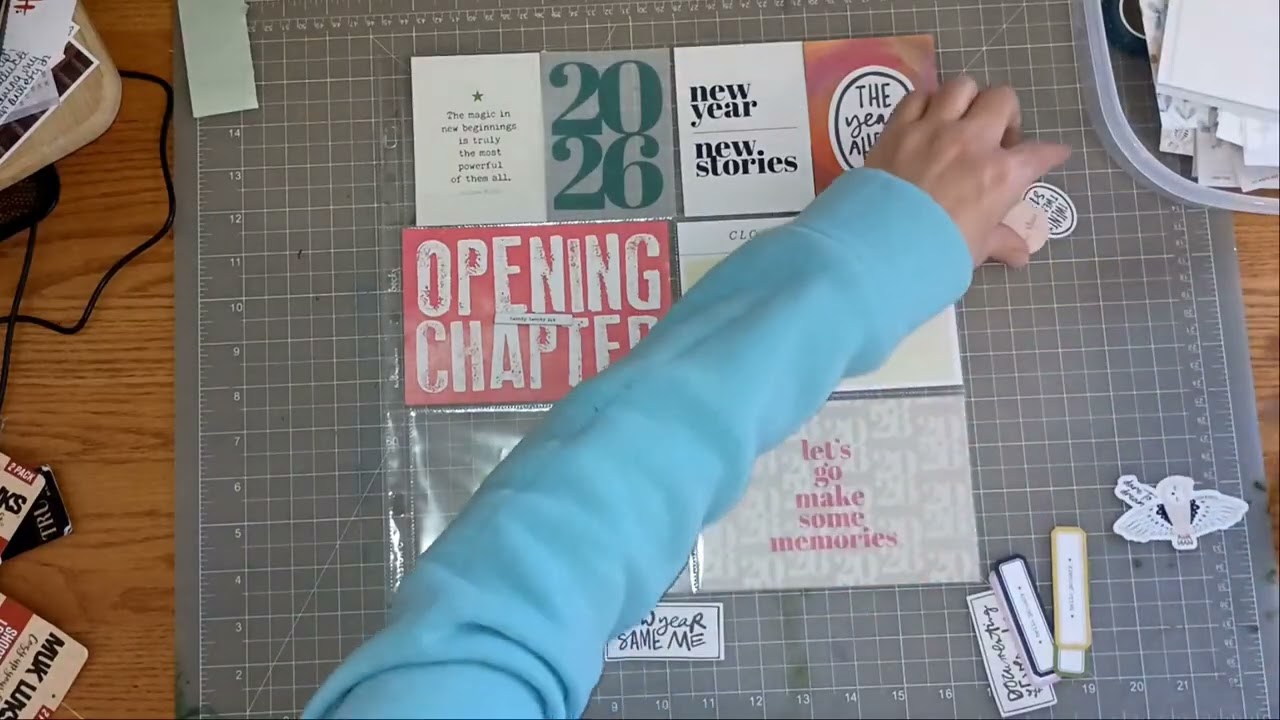 Project Life 2026: week 1 and cover page