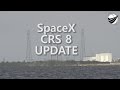 SpaceX  - CRS 8 Update  - Dec 8 2015