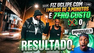 FIZ UM CLIPE EM MENOS DE  3 MINUTOS E A ZERO CUSTO E ESSE FOI RESULTADO 