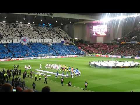 Rangers vs Spartak Moscow "Display & Atmosphere"
