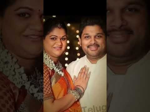 Allu Arjun his beautiful wife sneha Reddy transformation vidio||#youtubeshorts