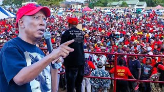 EFF President Julius Malema Addresses the Community of Elukwatini.