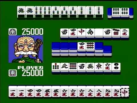 PCエンジン：わいわい麻雀 - クリア動画 (アイテム利用あり)