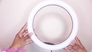 AFFORDABLE, $18 AMAZON RING LIGHT : 10 INCH YESKER RING LIGHT | AMAZON UNBOXING & SETUP
