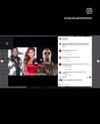 #50cent reacts with photo of his son with #DaphneJoy after #diddy audio