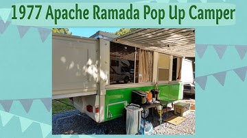 1977 Apache Ramada Fold Down Camper // Hard Sided Vintage Pop Up Trailer