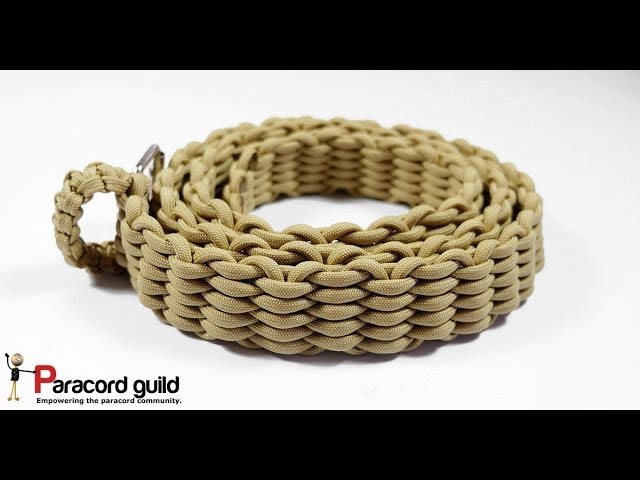 Woven paracord belt 