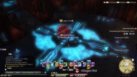 FINAL FANTASY XIV | The Binding Coil of Bahamut - Turn 2 BLU Solo Speedrun in 1m 19s (WR)