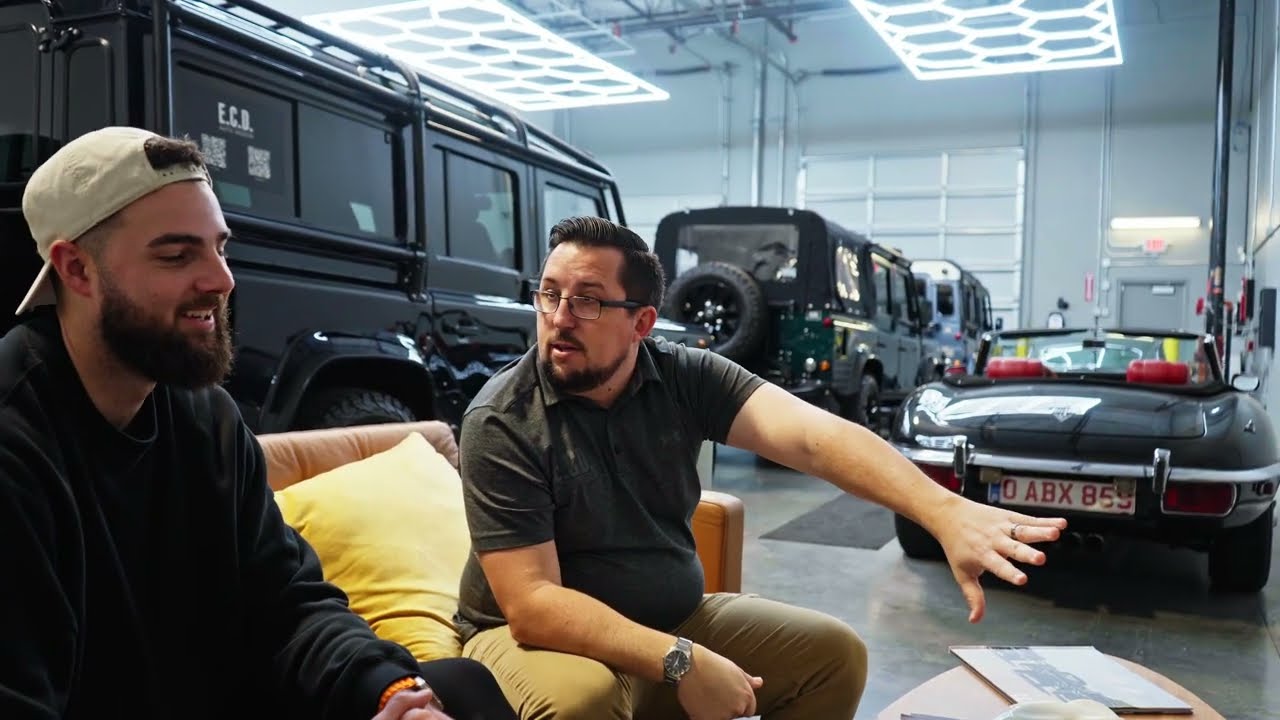 Building My Custom Land Rover Defender! 😱 Full Factory Tour. 