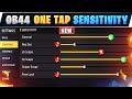 Headshot sensitivity   after update headshot sensitivity  one tap setting  ob44 sensitivity
