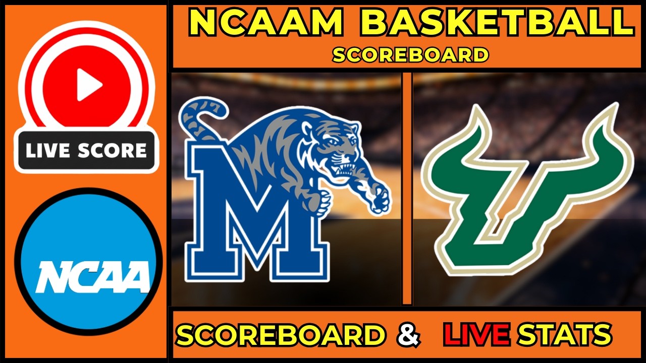 🔴 LIVE: Memphis vs South Florida | NCAA Men's Basketball Scoreboard | Feb 19, 2026 | AAC Rivalry