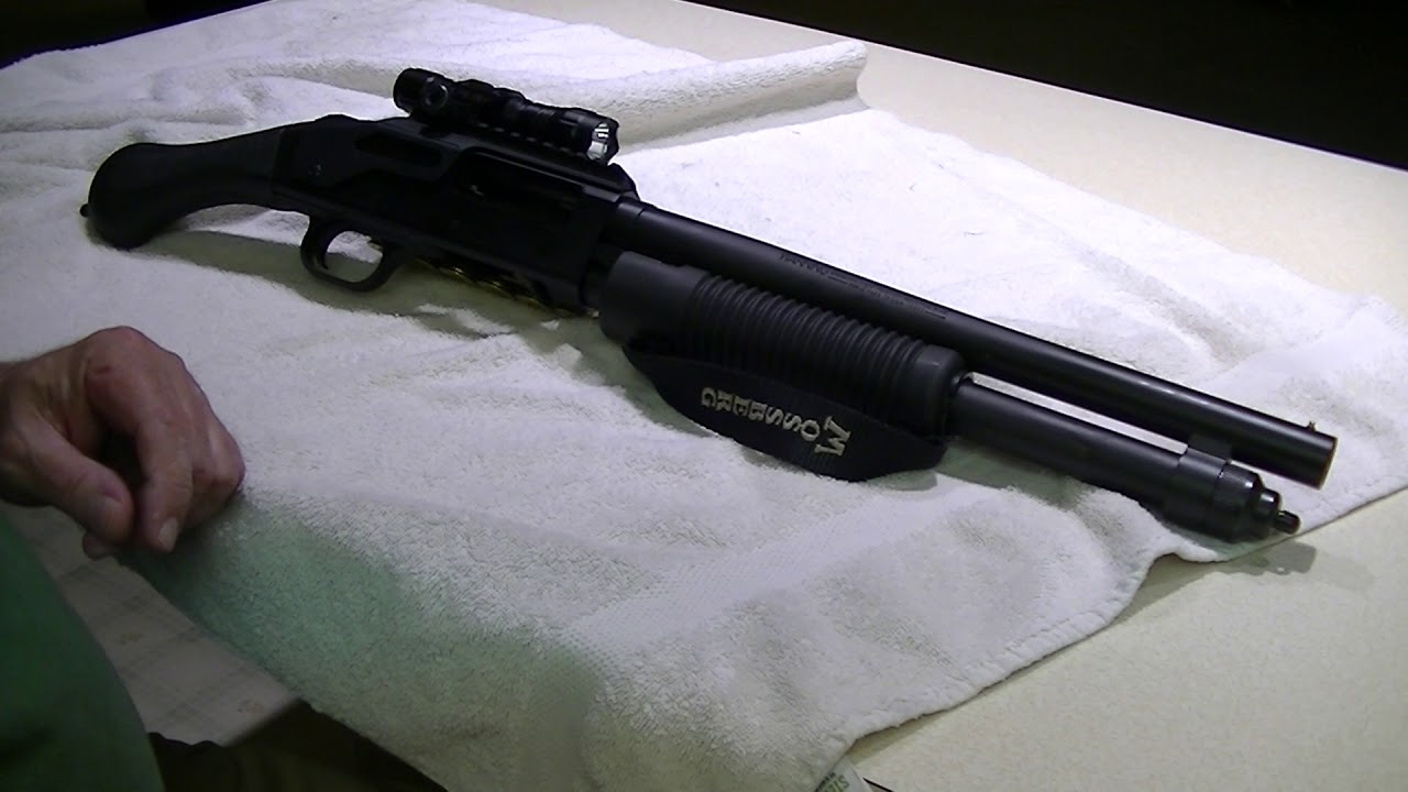 Mossberg Shockwave accessories and firing impression Mossberg Shockwave accessories and firing impression