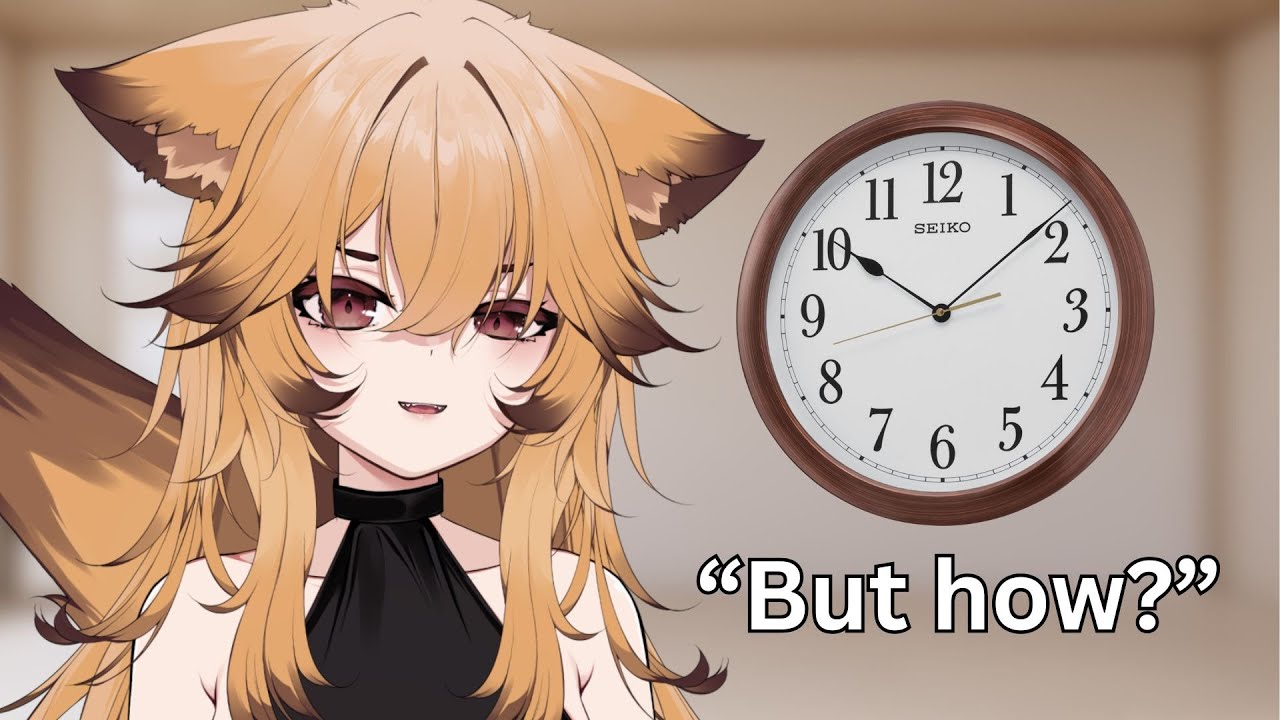 She doesn't know how a clock works - YouTube