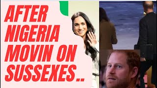 ON THE MOVE AGAIN .. SUSSEX LATEST NEWS #royal #meghanandharry #meghanmarkle