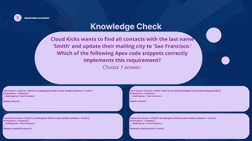 Process Automation and Logic Part 4 - Salesforce Platform Developer I Certification