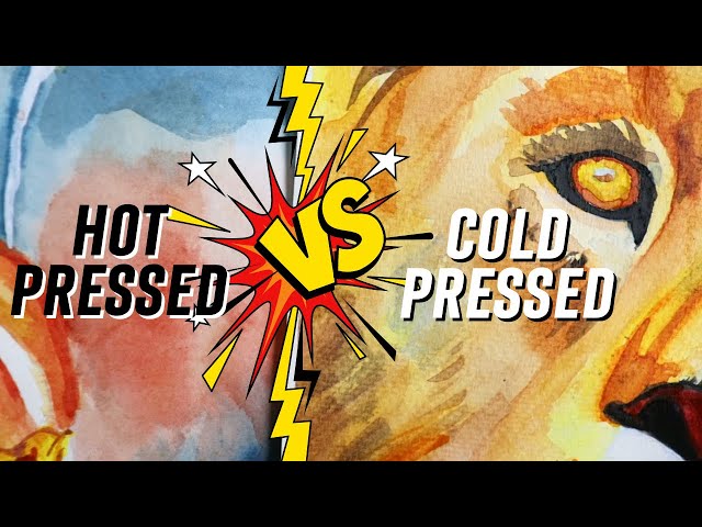 Watercolour Papers: Hot Pressed vs Cold Pressed vs Rough – Gwartzman's Art  Supplies