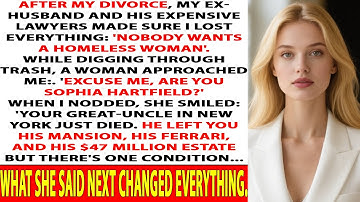 After Divorce I Became Homeless Until a Stranger Asked: 