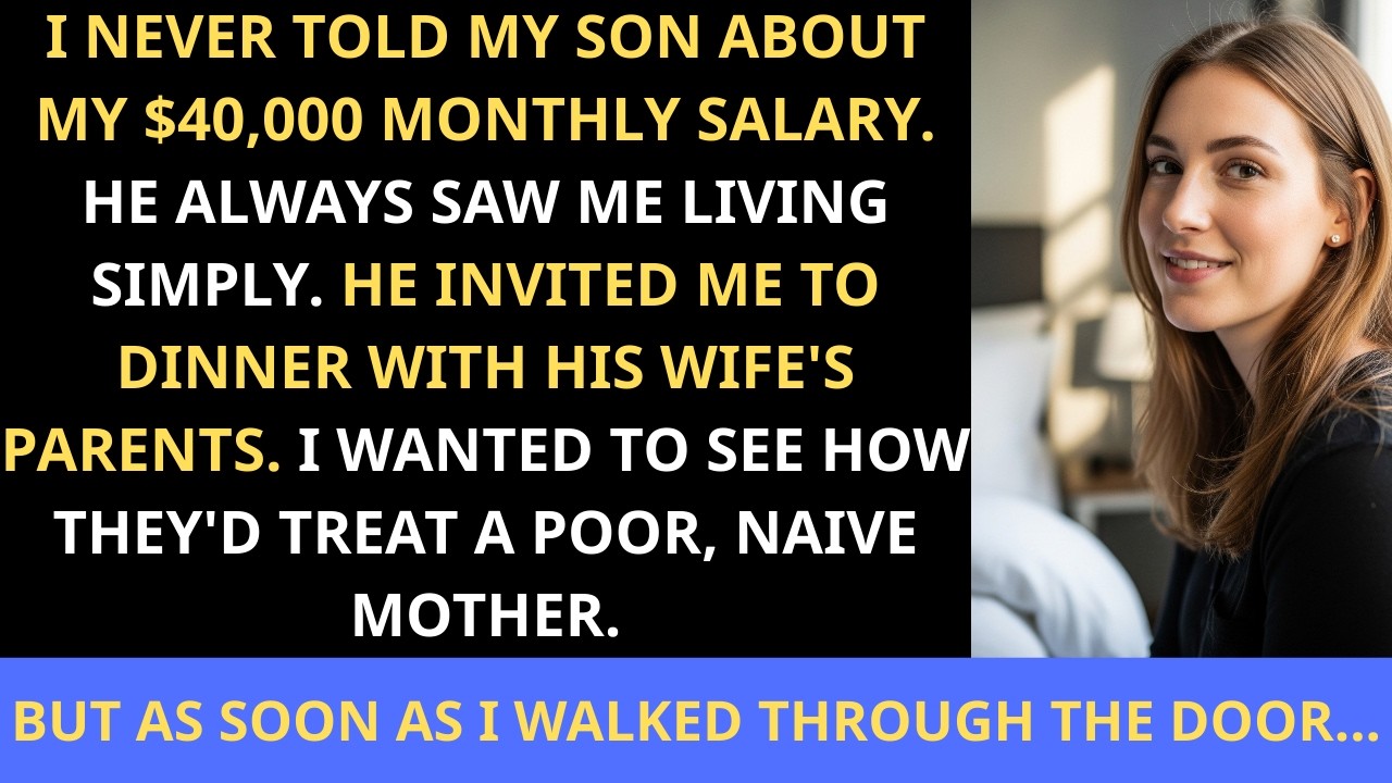 I acted like a poor and naive mother when I met my daughter in law’s family — it turned out that