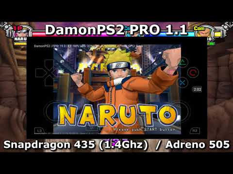 PS2 Emulator, DamonPS2 PRO 1.1, Jojo no Kimyou na Bouken - Ougon no Kaze, Xiaomi Redmi 4X