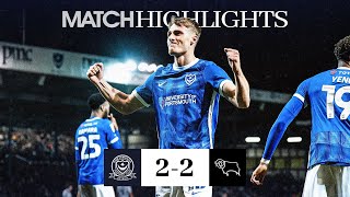 Point In PO4 🟦 | Pompey 2-2 Derby County | Highlights