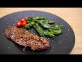 Recette bavette  lchalote et poivrons padron 