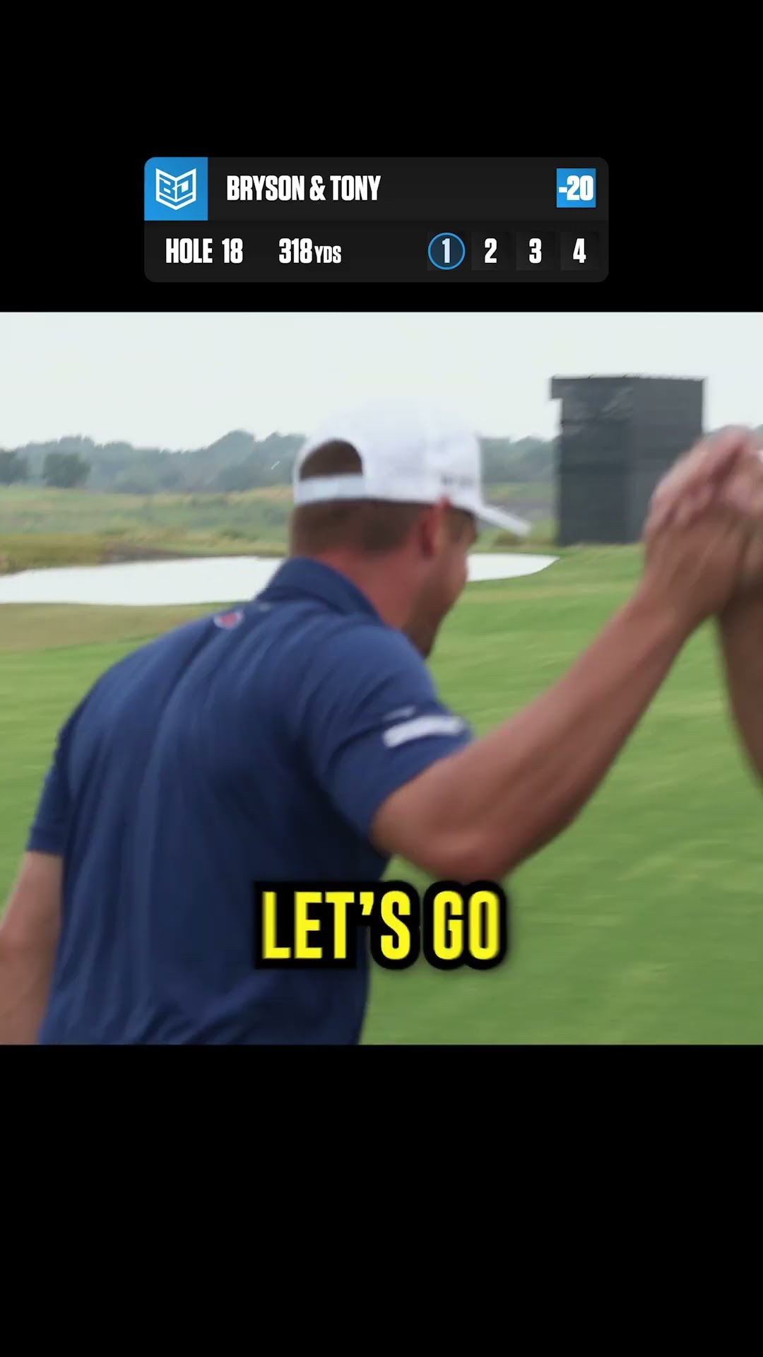 That was dangerously close ? #golf