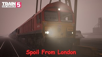Spoil From London - West Coast Main Line South - Class 66 - Train Sim World 5