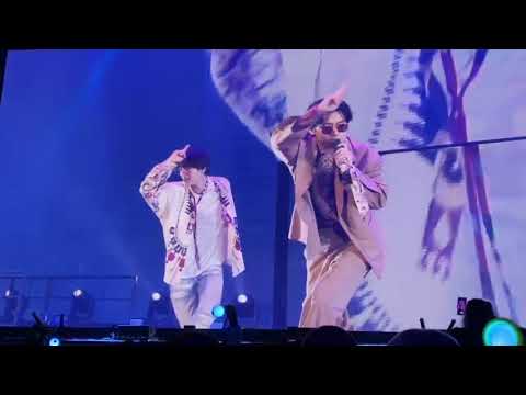 Save Me - BTS V and Jin Funny Moment [Permission to Dance Concert in LA 20211202]