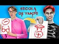 Nerd se perde em uma escola de vampiros e é mordido! *AVENTURA FANG-TÁSTICA* La La Life