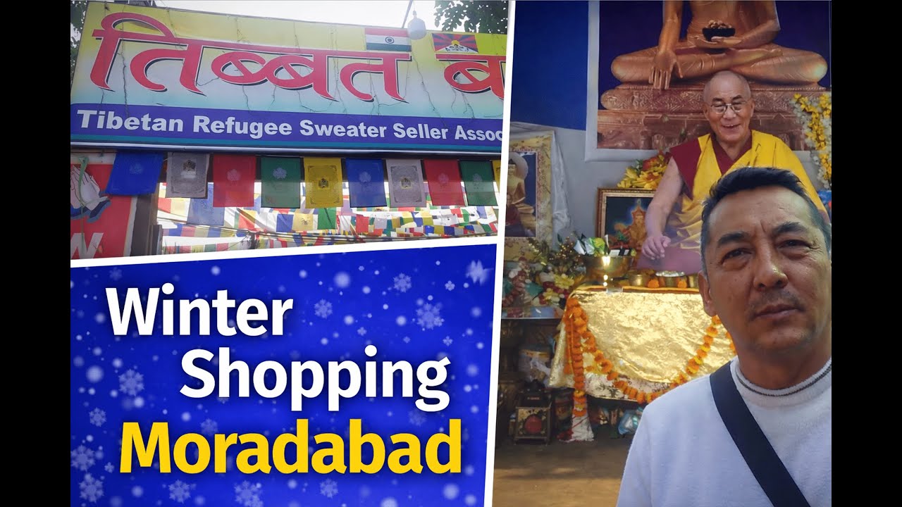 Vibrant Tibetan Market | Best winter shopping in Moradabad